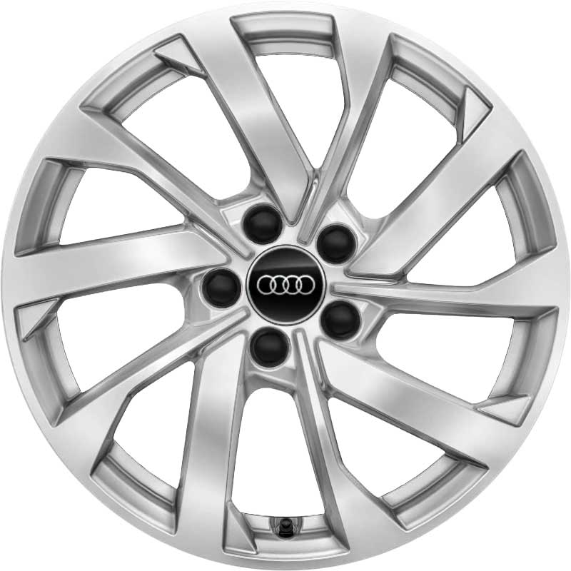 Audi 10 Spoke Turbine [A1 82A] Diamond Silver Alloy Wheel Product Image #1