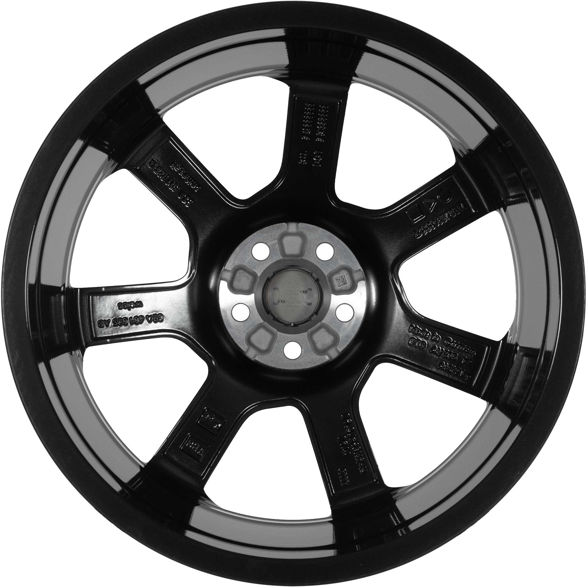 Audi Sport 7 Spoke Rotor [A1 82A] Anthracite Black with Diamond Cut Alloy Wheel Product Image #3