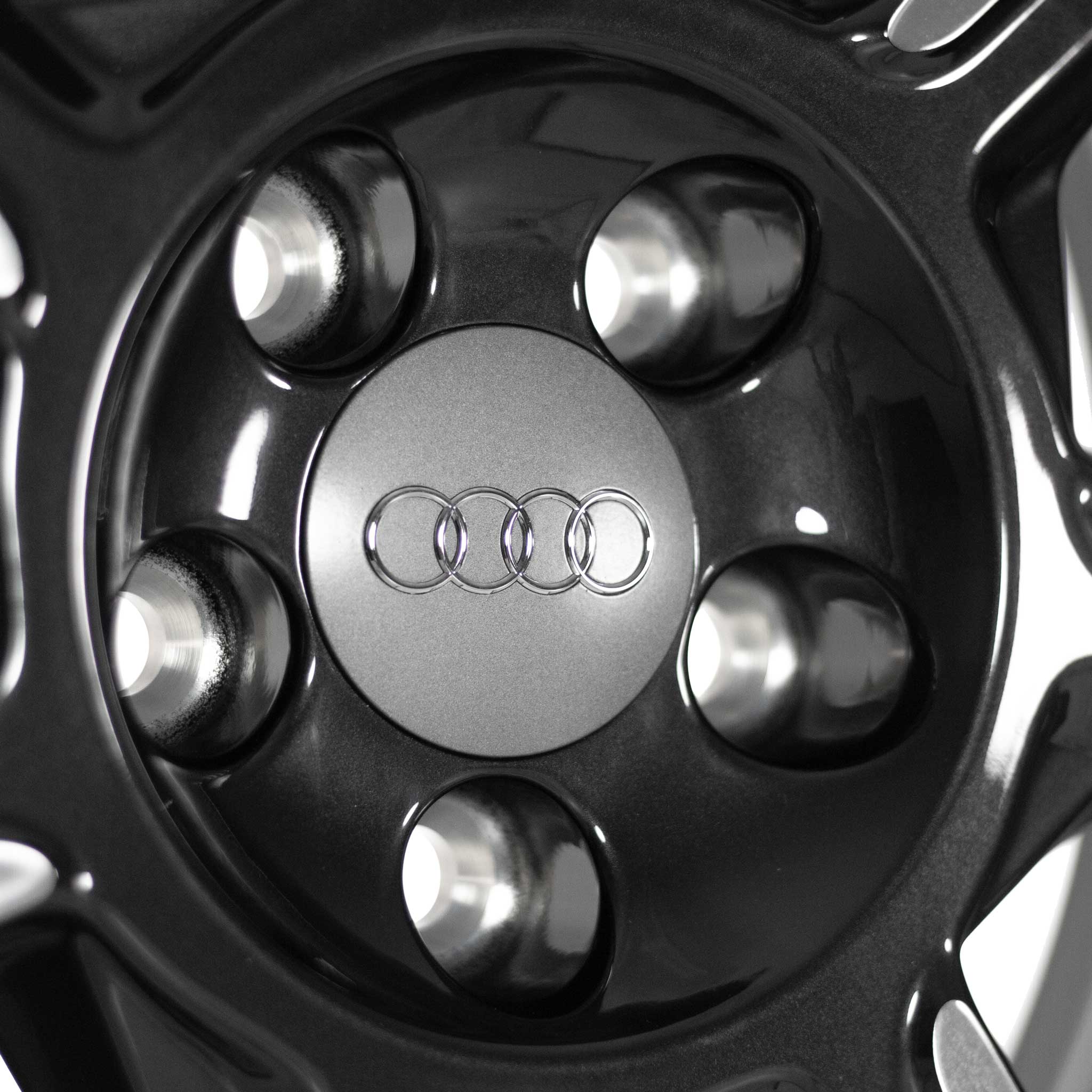 Audi Sport 7 Spoke Rotor [A1 82A] Anthracite Black with Diamond Cut Alloy Wheel Product Image #4