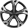 Audi Sport 5 Double Spoke Rotor [Q3 83A] Matt Black with Diamond Cut Wheel Img 1