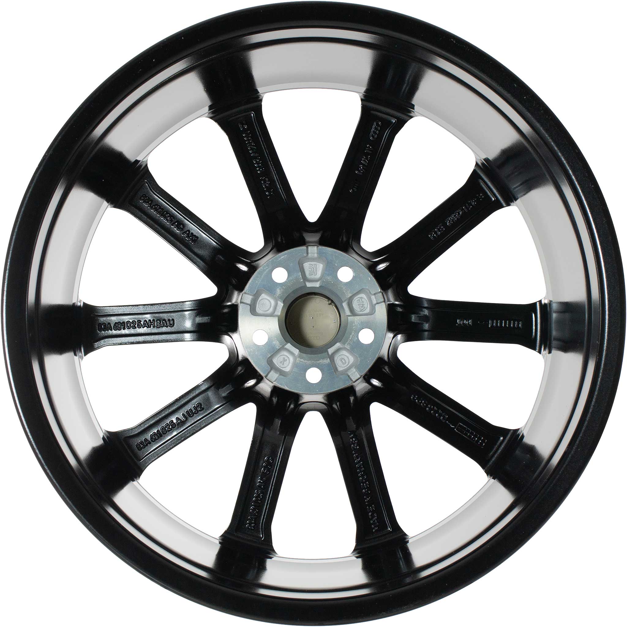 Audi Sport 5 V Spoke Polygon [Q3 83A] Gloss Black Alloy Wheel Product Image #3