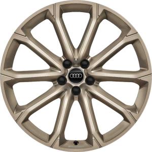 Bronze Audi Sport 5 V Spoke Polygon alloy wheel