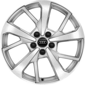 18" Audi 5 Y Spoke [Q3 83A] Galvano Silver with Diamond Cut alloy wheel