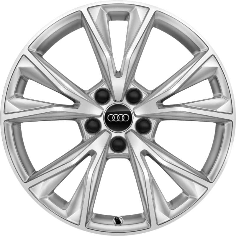 Audi 5 V Spoke S [Q3 83A] Diamond Silver Alloy Wheel Product Image #1