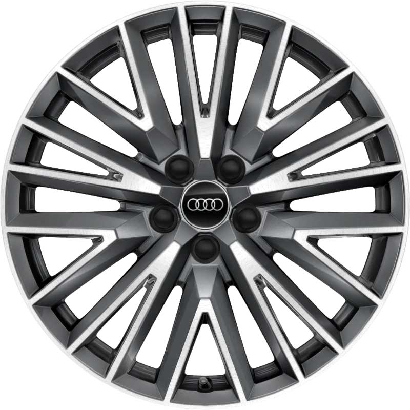 Audi 20 V Spoke [Q3 83A] Graphite Grey with Diamond Cut Alloy Wheel Product Image #1