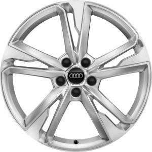 19" Audi 5 double Spoke Dynamic S [Q3 83A] Diamond Silver alloy wheel