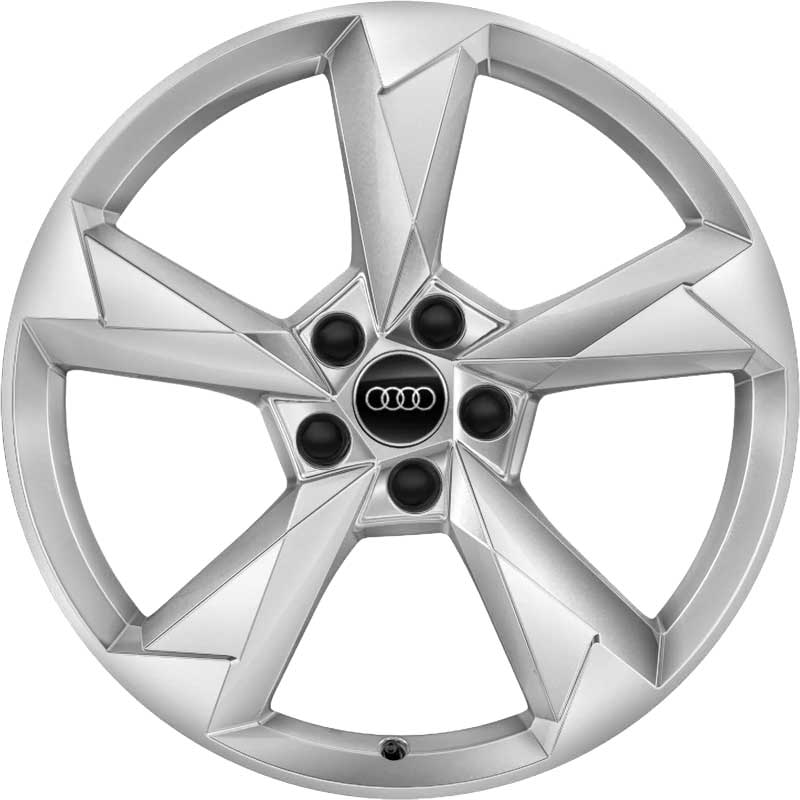 Audi 5 Arm Dynamic [Q3 83A] Diamond Silver Alloy Wheel Product Image #1