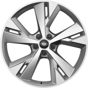 Audi 5 Y Spoke [Q4 89A] Diamond Silver Alloy Wheel for Audi Q4 89A F4 - Sizes 20in