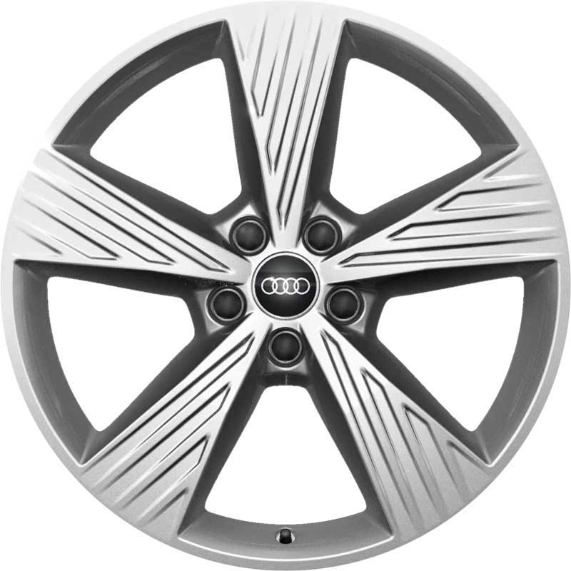 Audi 5 Arm [Q4 89A] Diamond Silver Alloy Wheel Product Image #1