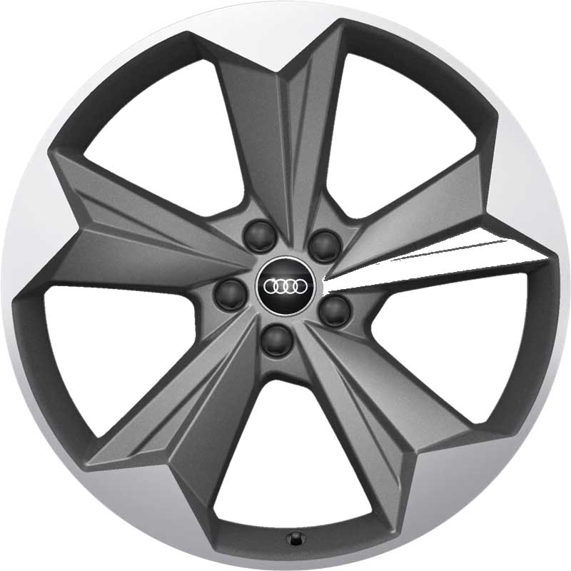 Audi Sport 5 Arm Rotor Evo [Q4 89A] Titanium Grey with Diamond Cut Alloy Wheel Product Image #1