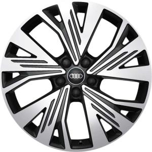 19" Audi 5 W Spoke Aero [Q4 89A] Graphite Grey with Diamond Cut alloy wheel