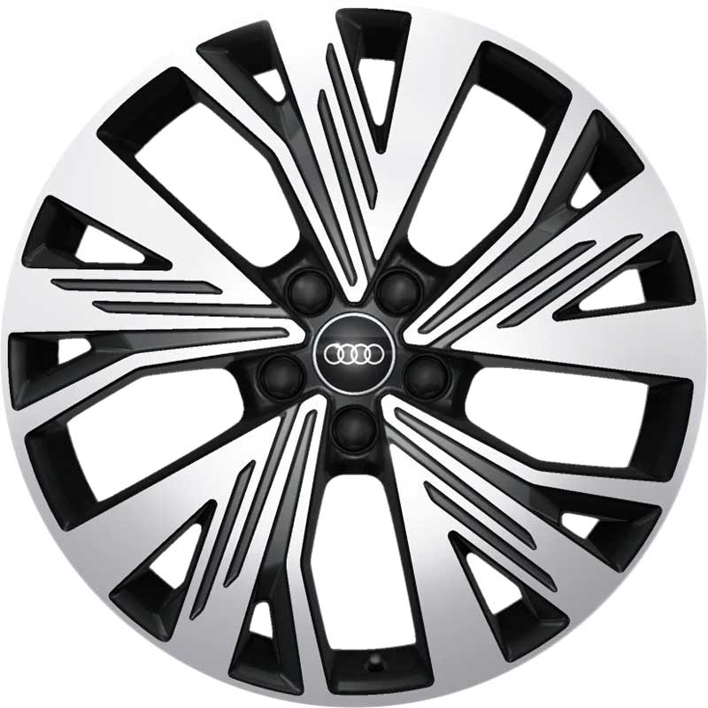 Audi 5 W Spoke Aero [Q4 89A] Graphite Grey with Diamond Cut Alloy Wheel Product Image #1