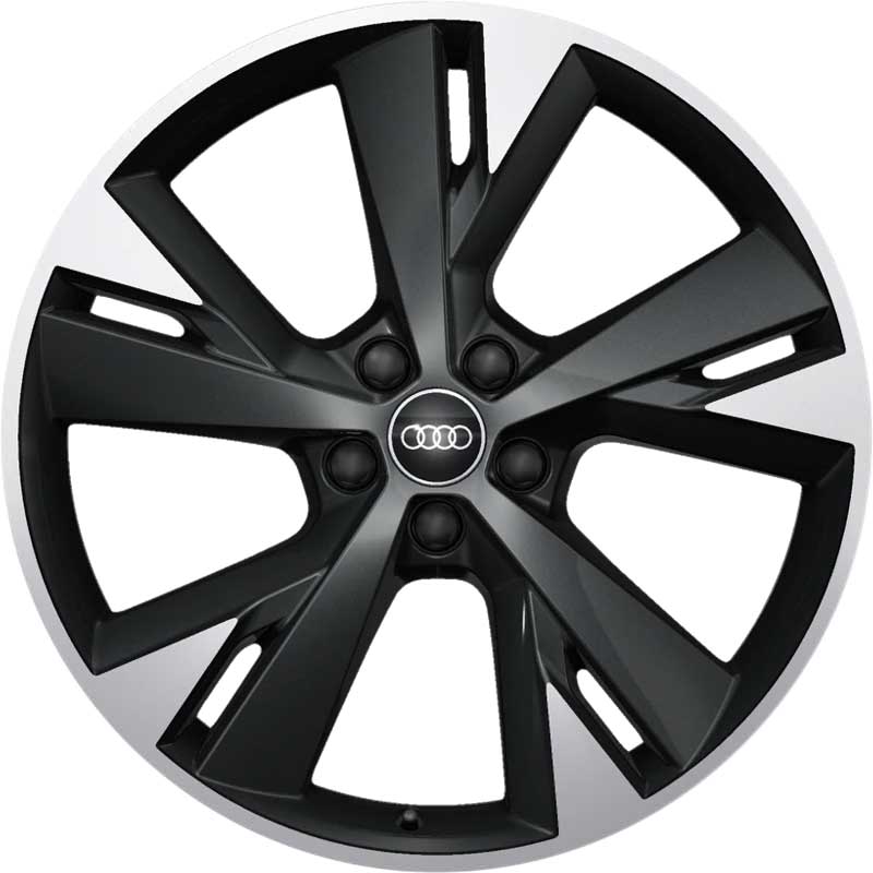 Audi 5 Y Spoke [Q4 89A] Graphite Grey with Diamond Cut Alloy Wheel Product Image #1