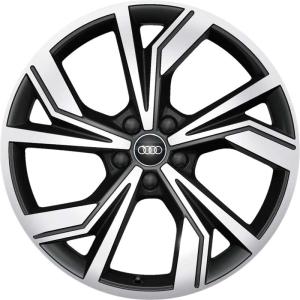 Grey Audi 5 V Spoke alloy wheel
