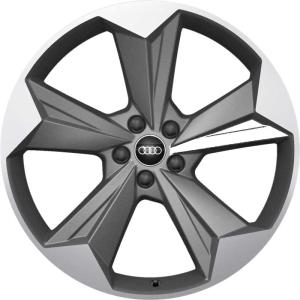 Grey Audi Sport 5 Arm Rotor Evo alloy wheel