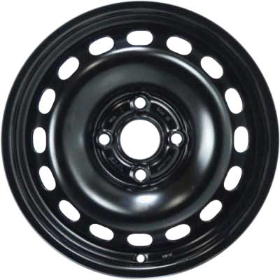 Audi Steel Rally Black Alloy Wheel Product Image #1
