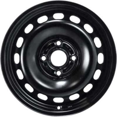 Audi Steel Rally Black Alloy Wheel Product Image #1