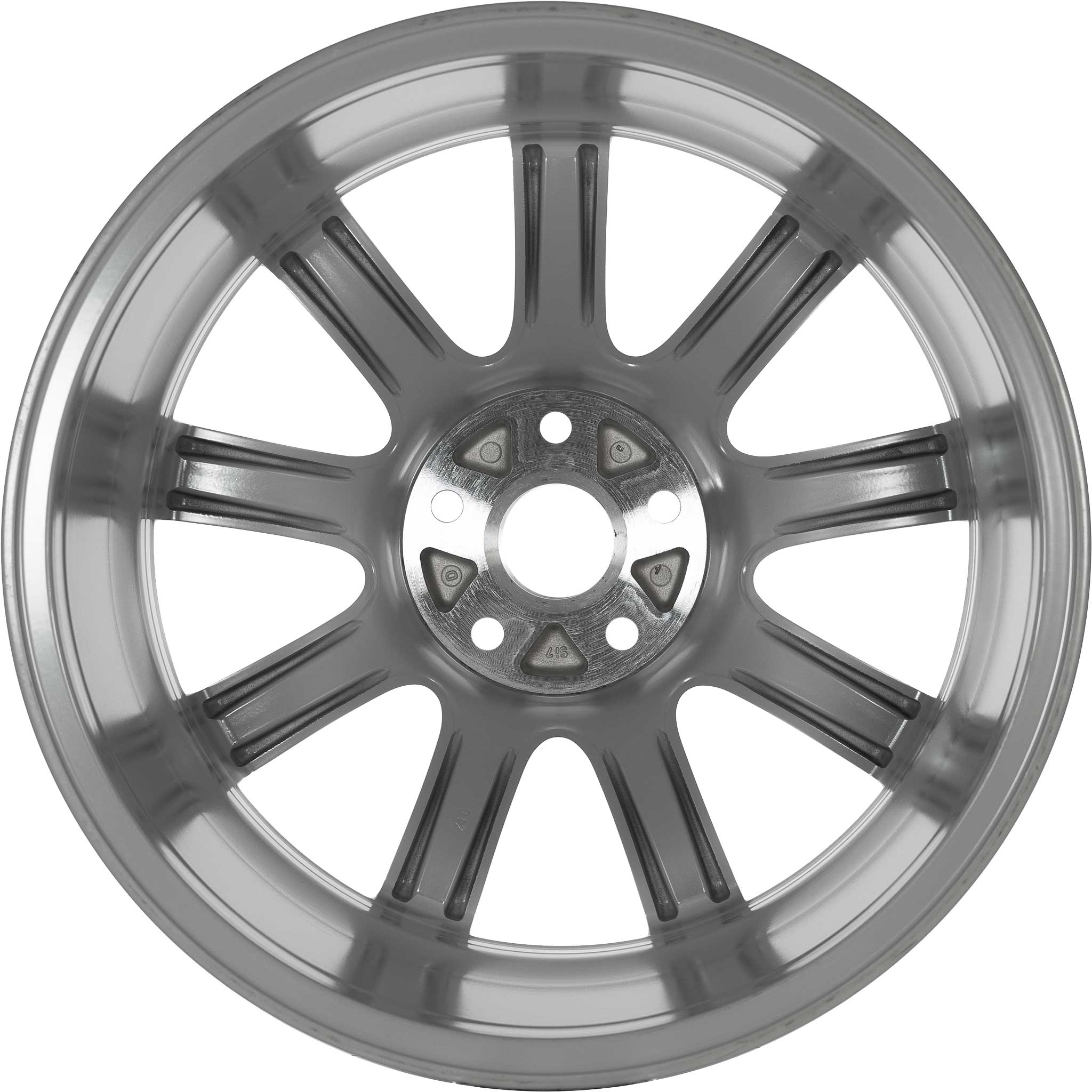 Audi 9 Spoke [A4 8D] Silver Alloy Wheel Product Image #3
