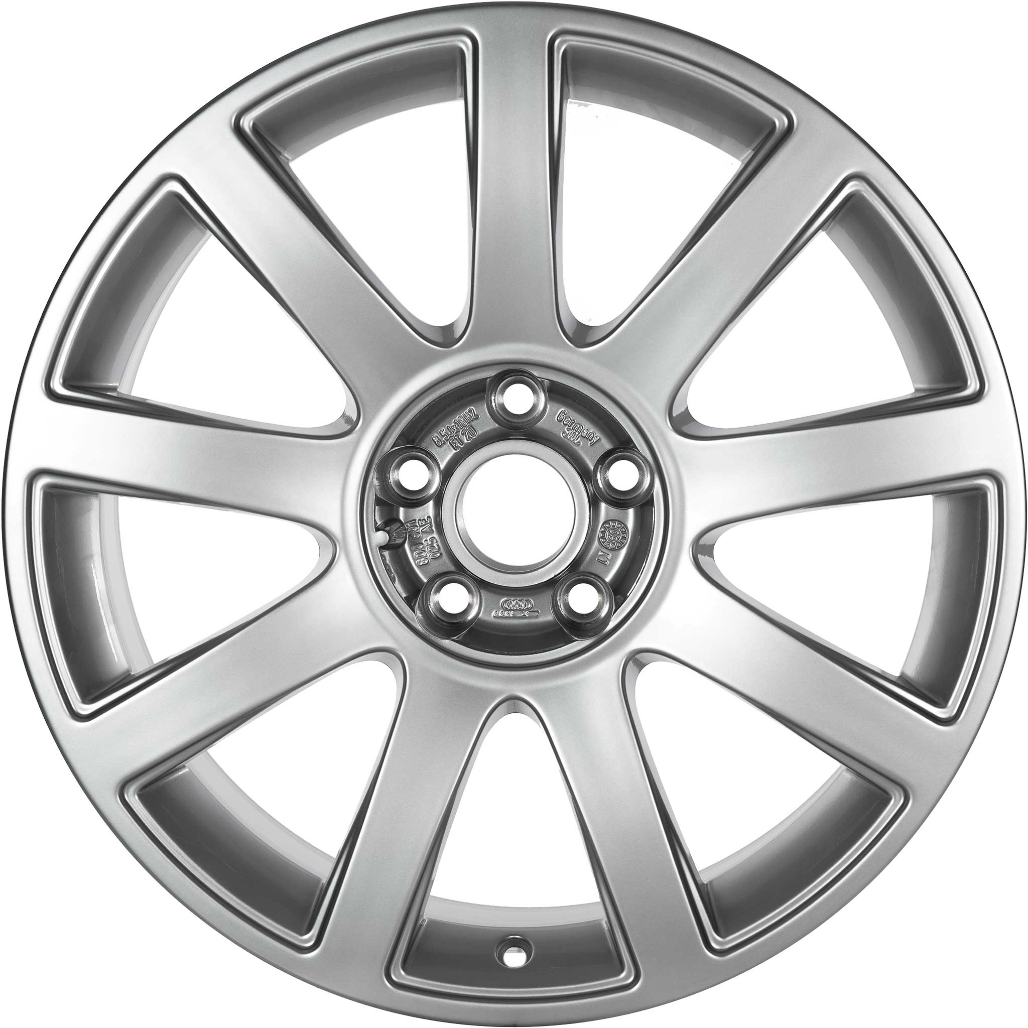 Audi 9 Spoke [A4 8D] Silver Alloy Wheel Product Image #1
