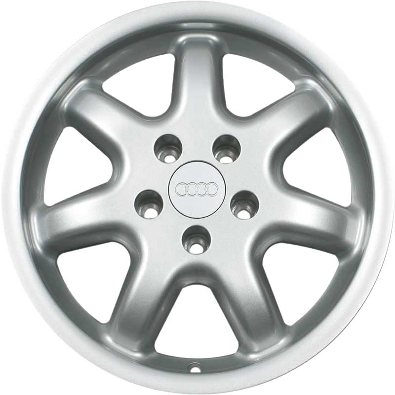 Audi 7 Spoke [A4 8D] Avus Silver Alloy Wheel Product Image #1