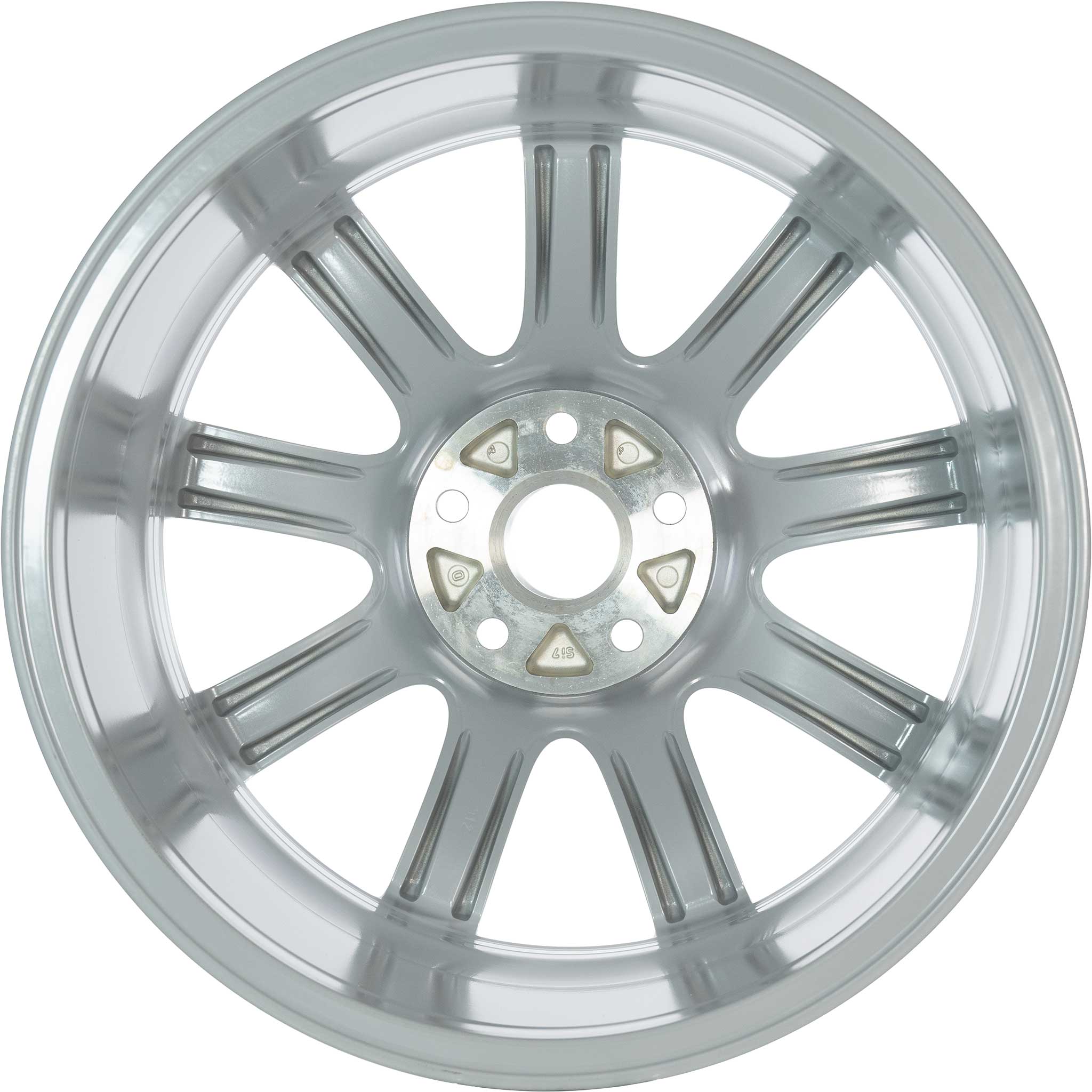 Audi 9 Spoke [A4 8D] Silver Alloy Wheel Product Image #3