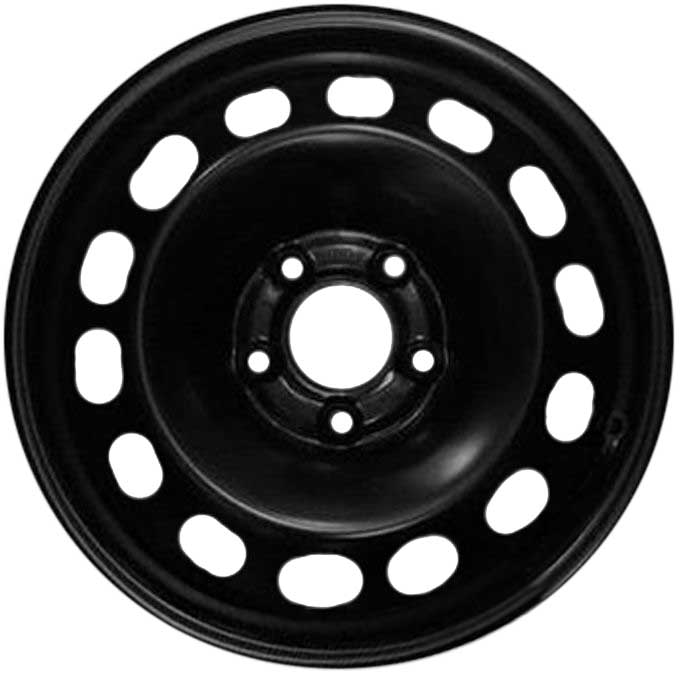 Audi Steel Rally Black Alloy Wheel Product Image #1