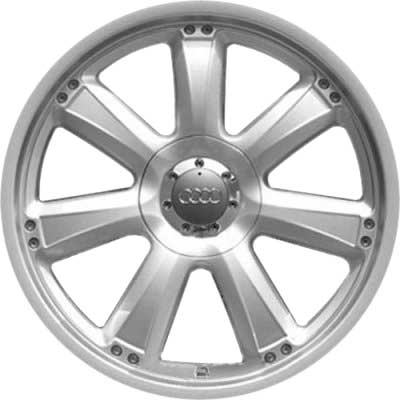 Audi 7 Spoke [A4 8E] Brilliant Silver Alloy Wheel Product Image #1