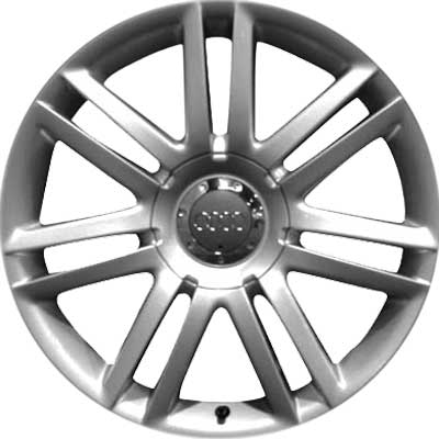Audi 7 Twin Spoke [A4 8E] Diamond Silver Alloy Wheel Product Image #1