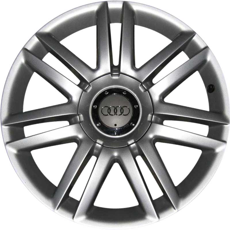 Audi 7 Twin Spoke [A4 8E] Diamond Silver Alloy Wheel Product Image #1