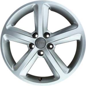 Audi 5 Spoke [A4 8E] Silver Alloy Wheel for Audi A4 & S4 B7 (8H) - Sizes 17in