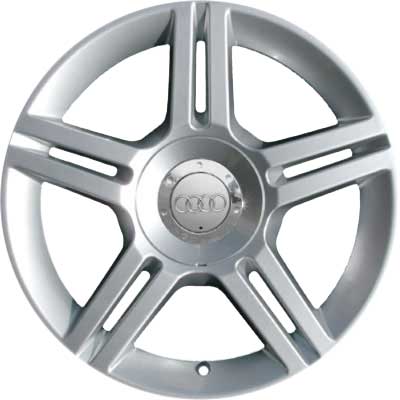 Audi 5 Arm Parallel [A4 8E] Diamond Silver Alloy Wheel Product Image #1