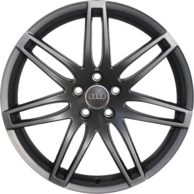 Audi 7 Double Spoke [A4 8E] Titanium Grey Alloy Wheel Product Image #1