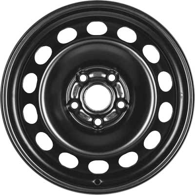 Audi Steel Rally Black Alloy Wheel Product Image #1