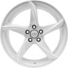 Audi 5 Spoke [TT 8J] Ibis White Wheel Img 1