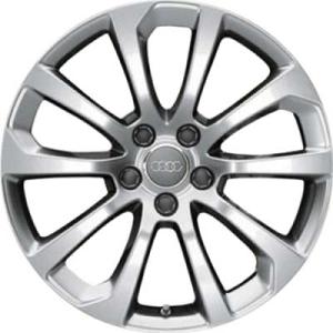 19" Audi 10 Spoke [TT 8J] Royal Silver alloy wheel