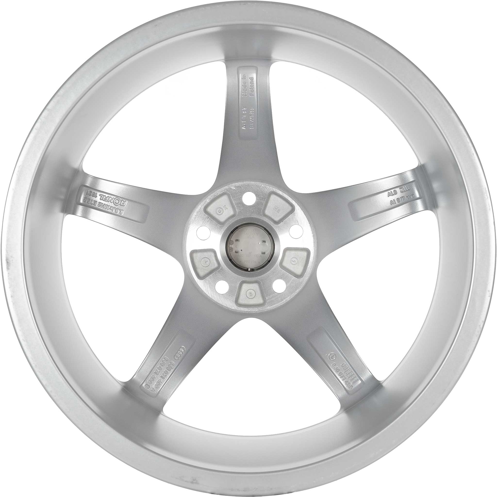 Audi 5 Spoke [TT 8J] Royal Silver Alloy Wheel Product Image #3