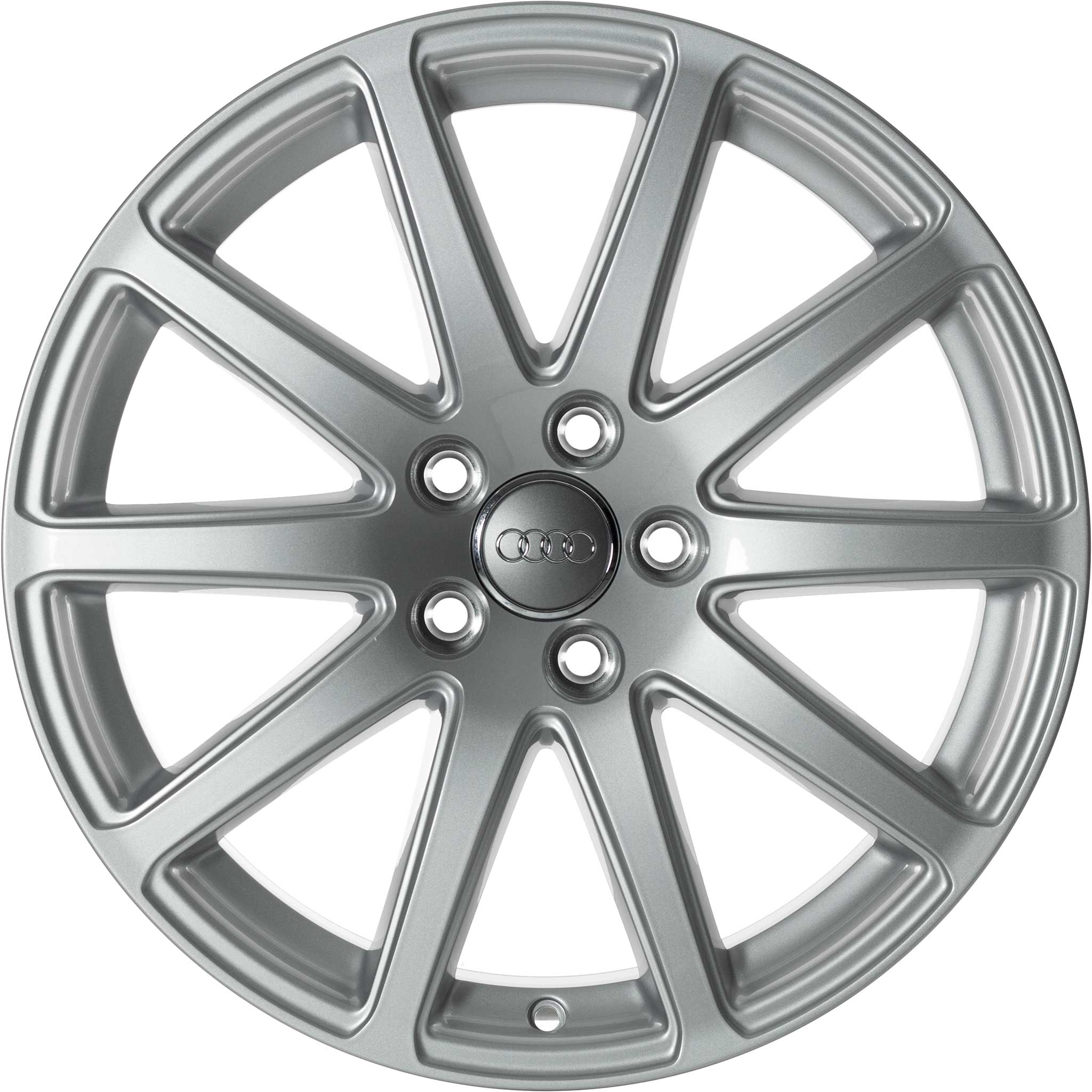 Audi 10 Spoke [TT 8J] Diamond Silver Alloy Wheel Product Image #1
