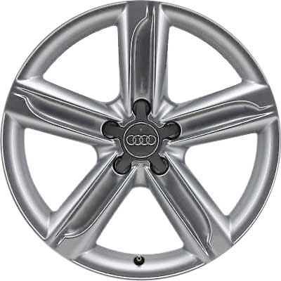 Audi 5 Spoke [TT 8J] Diamond Silver Alloy Wheel Product Image #1