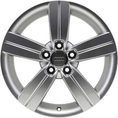 Audi 5 Spoke [TT 8J] Diamond Silver Alloy Wheel Product Image #1