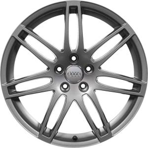 Grey Audi 7 Double Spoke alloy wheel