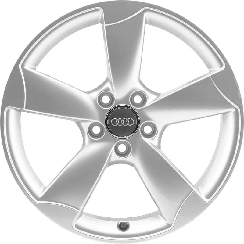 Audi 5 Rotor Spoke [TT 8J] Silver Alloy Wheel Product Image #1