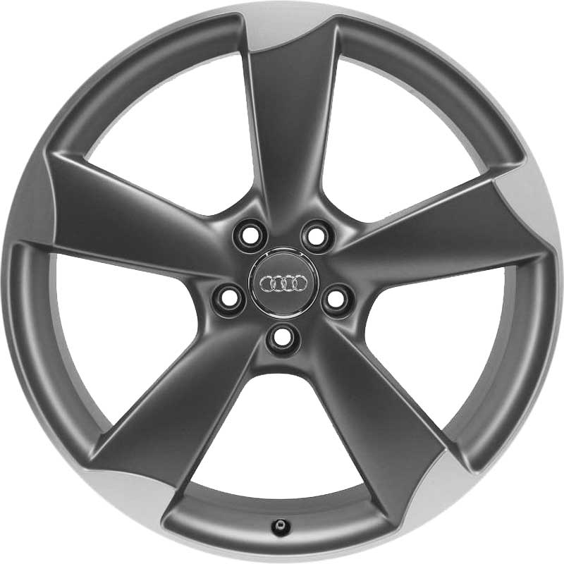 Audi 5 Rotor Spoke [TT 8J] Titanium Grey Alloy Wheel Product Image #1