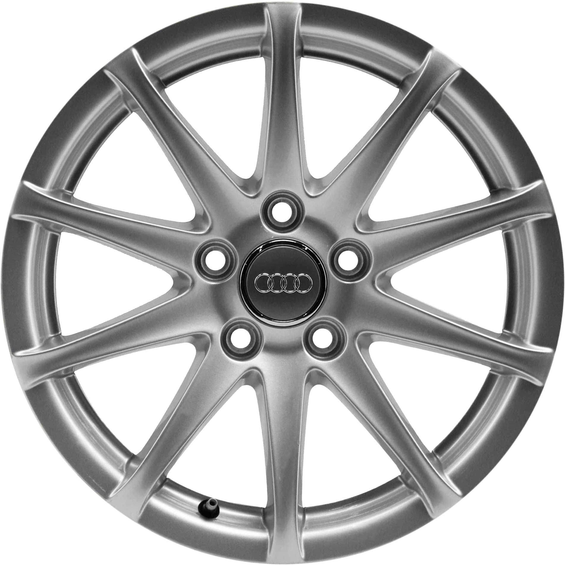 Audi 10 Spoke [TT 8J] Diamond Silver Alloy Wheel Product Image #1