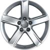 Audi 5 Spoke [A4 8K] Diamond Silver Wheel Img 1