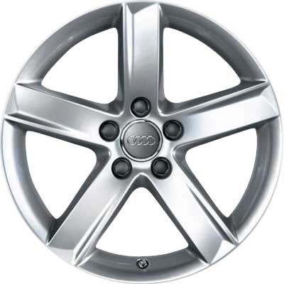Audi 5 Spoke [A4 8K] Diamond Silver Alloy Wheel Product Image #1