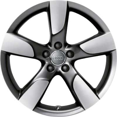 Audi 5 Arm Hollow Spoke [A4 8K] Anthracite Alloy Wheel Product Image #1