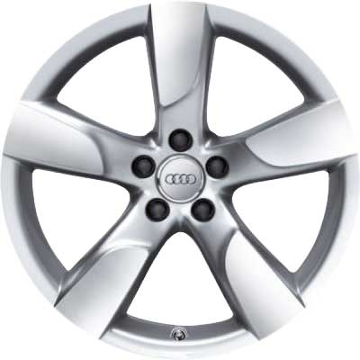 Audi 5 Arm Hollow Spoke [A4 8K] Diamond Silver Alloy Wheel Product Image #1