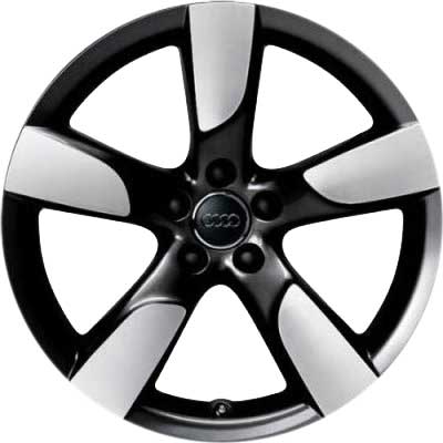 Audi 5 Arm Hollow Spoke [A4 8K] Gloss Black Alloy Wheel Product Image #1