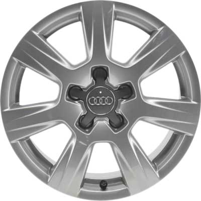 Audi 7 Arm Design [A4 8K] Diamond Silver Alloy Wheel Product Image #1