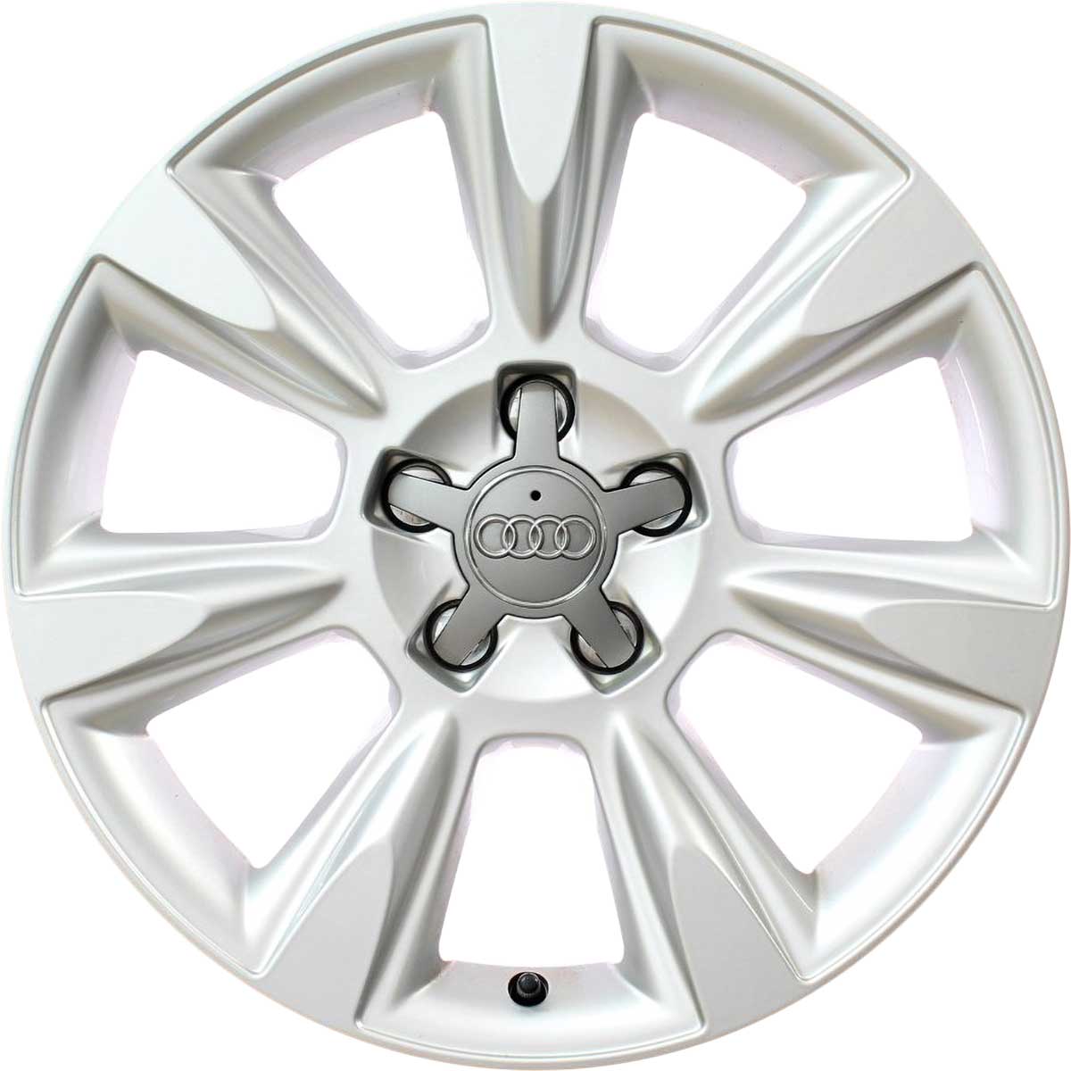 Audi 7 Spoke [A4 8K] Diamond Silver Alloy Wheel Product Image #1